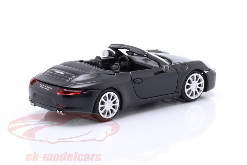 Porsche 911 (991) Carrera S Cabriolet Año de construcción 2013 azul oscuro 1:87 Minichamps