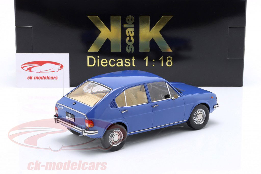 Alfa Romeo Alfasud Byggeår 1974 blå 1:18 KK-Scale