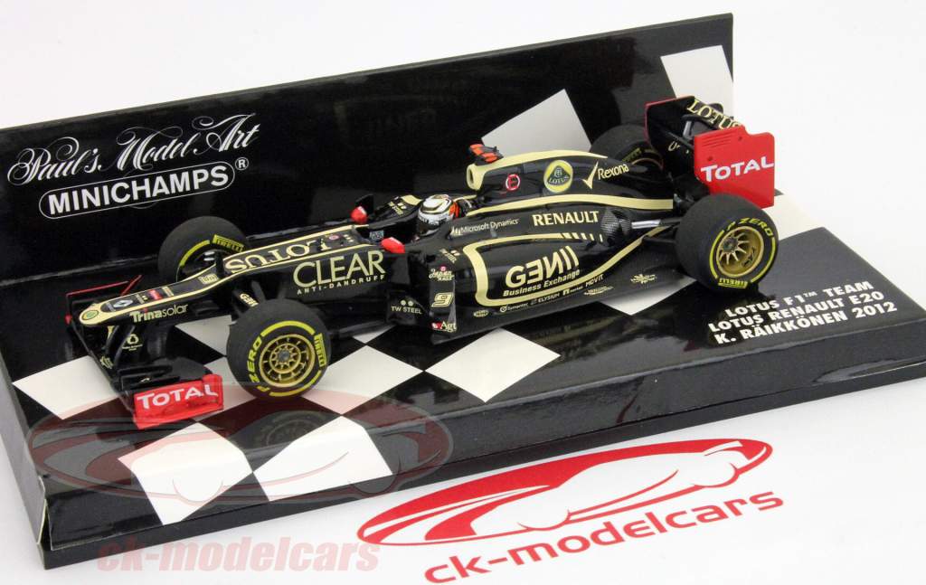 K.ライコネンロータス·ルノーF1チームフォーミュラ1 2012 E20午前1時43ミニチャンプス