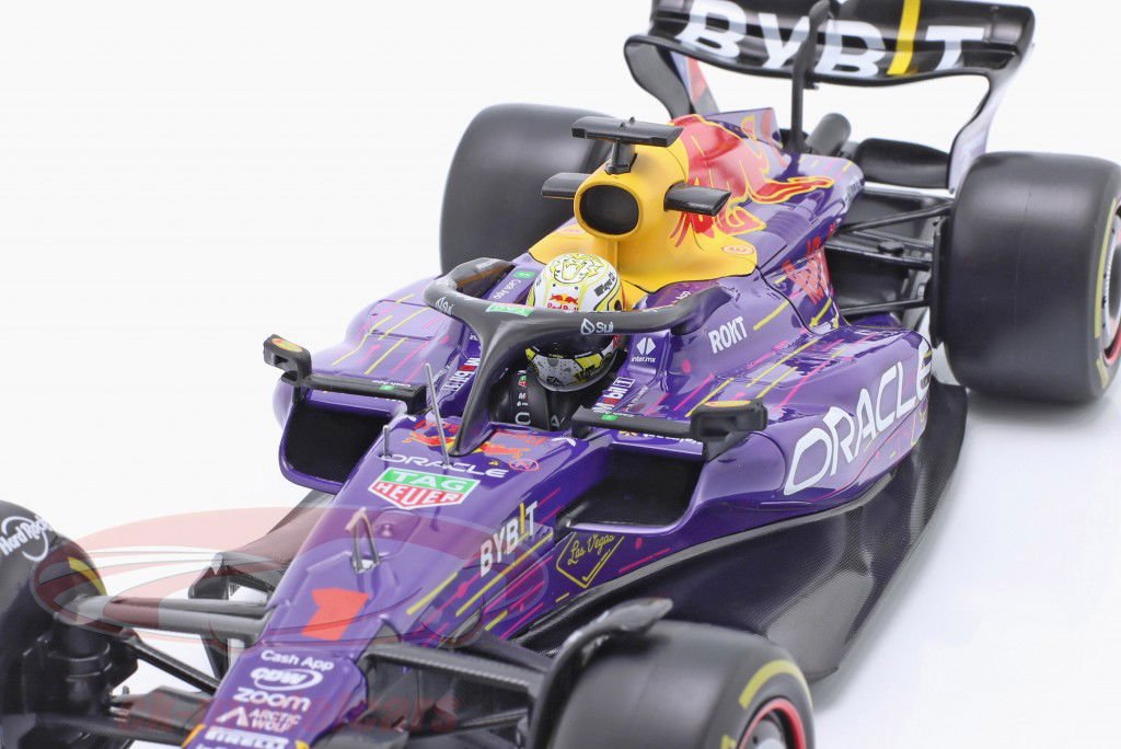 M. Verstappen Red Bull RB19 #1 Sieger Las Vegas GP Formel 1 Weltmeister 2023 1:18 Bburago