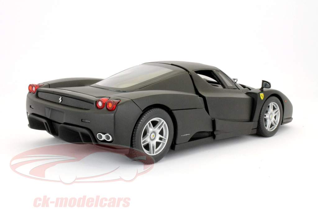 法拉利恩佐亚光黑1时18的Hotwheels