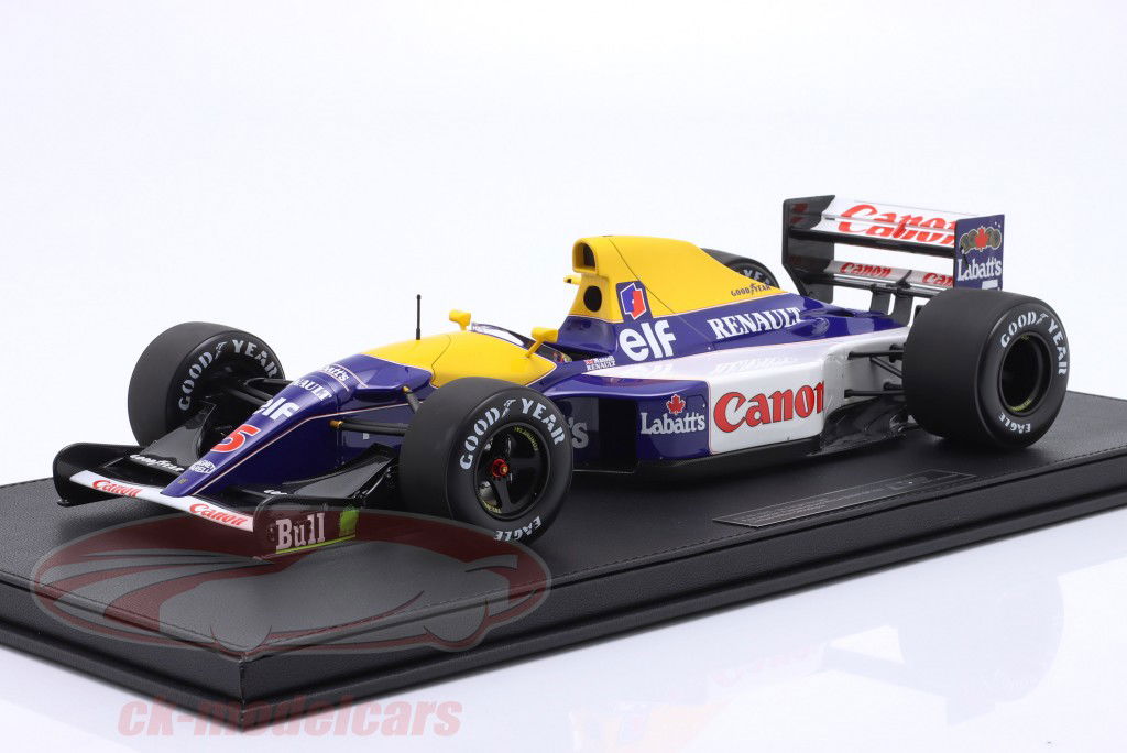 1/43 FW14B N.マンセル #5 GP REPLICAS 完成品 ミニカー(GRP43016A) TOPMARQUES Williams F1 FW14B #5 Nigel Mansell 1992 World Champion 1:18