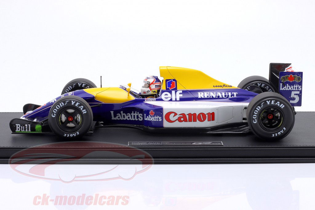 N. Mansell Williams FW14B #5 vinder Britisk GP formel 1 Verdensmester 1992 1:12 GP Replicas