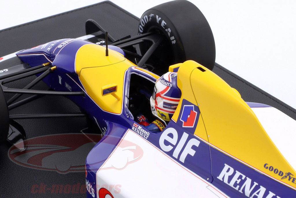 1/43 FW14B N.マンセル #5 GP REPLICAS 完成品 ミニカー(GRP43016A) TOPMARQUES Williams FW 14B Nigel Mansell 1992 - 1:43 MODEL CAR F1