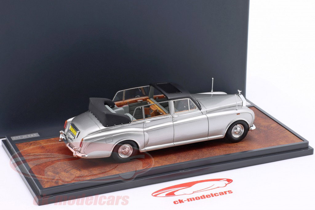 Rolls Royce Phantom VI Landaulette President of Gabon 1972 argento 1:43 Matrix