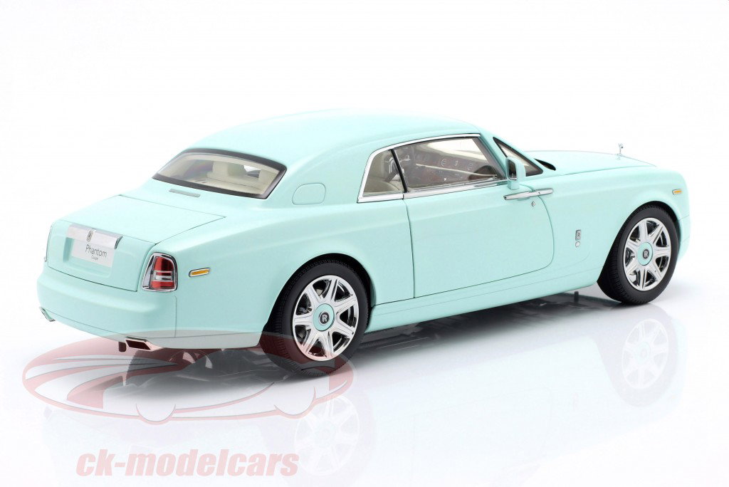 Rolls Royce Phantom Coupe 2-дверный Год постройки 2008 бирюзовый 1:18 Kyosho