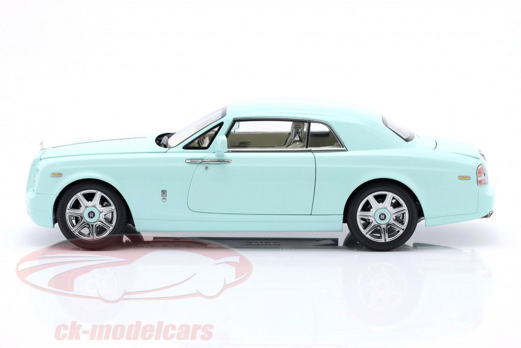 Rolls Royce Phantom Coupe 双门 建造年份 2008 绿松石 1:18 Kyosho