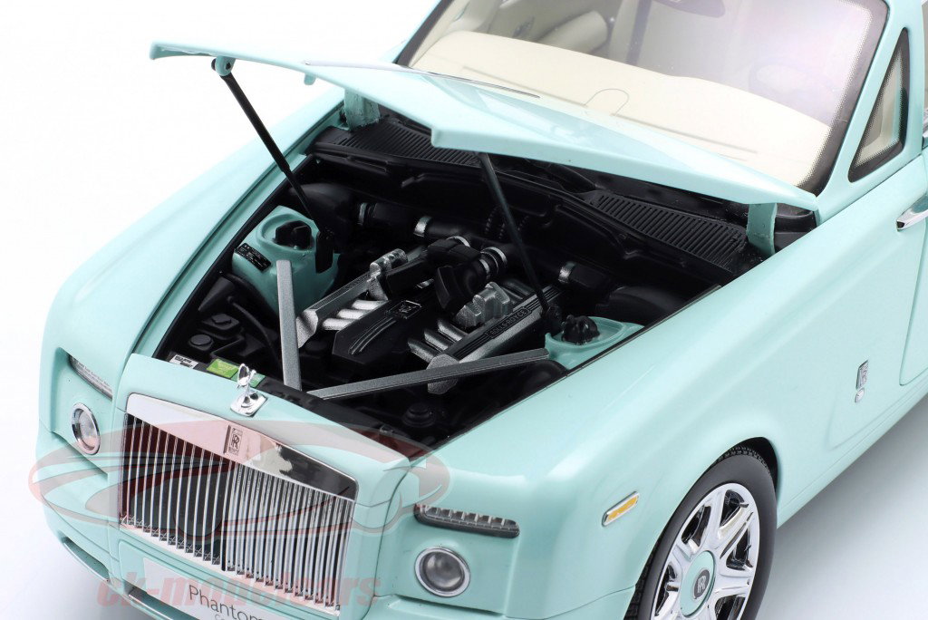 Rolls Royce Phantom Coupe 2 puertas Año de construcción 2008 turquesa 1:18 Kyosho