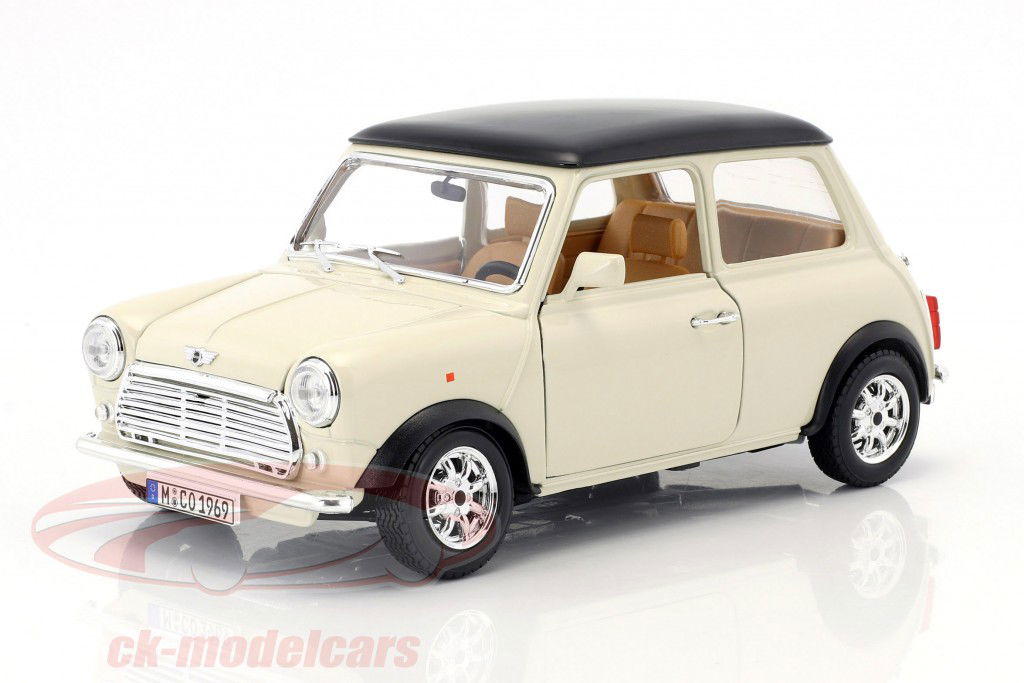 Mini Cooper 年 1969 奶油 1:18 Bburago