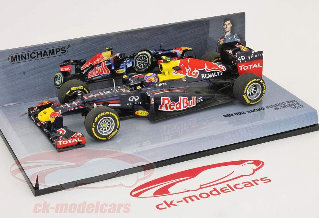 M.ウェバーレッドブルRB8フォーミュラ1ルノー2012年一時43ミニチャンプス