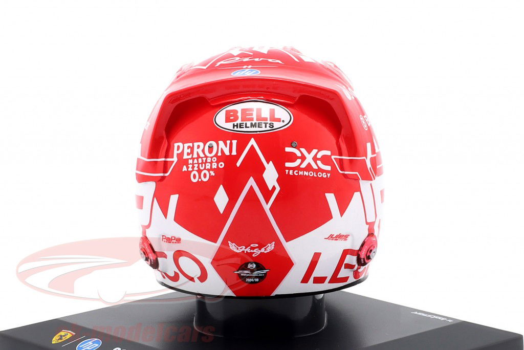 Charles Leclerc #16 Scuderia Ferrari ganador Mónaco GP fórmula 1 2024 casco 1:5 LookSmart