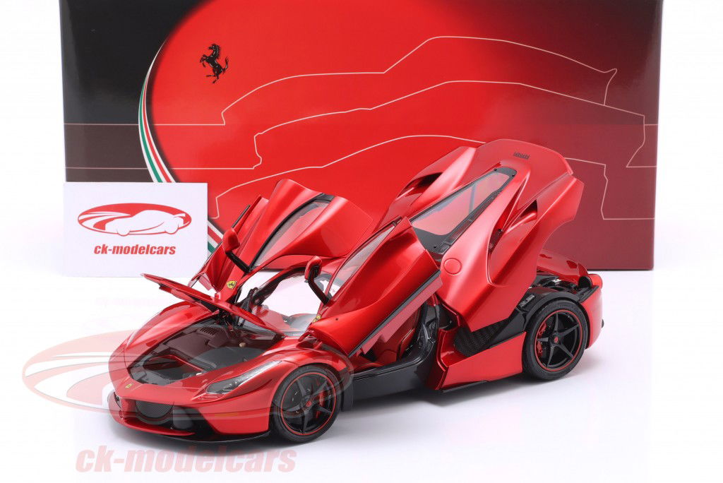 Ferrari LaFerrari Lewis Hamilton rød metallisk 1:18 BBR