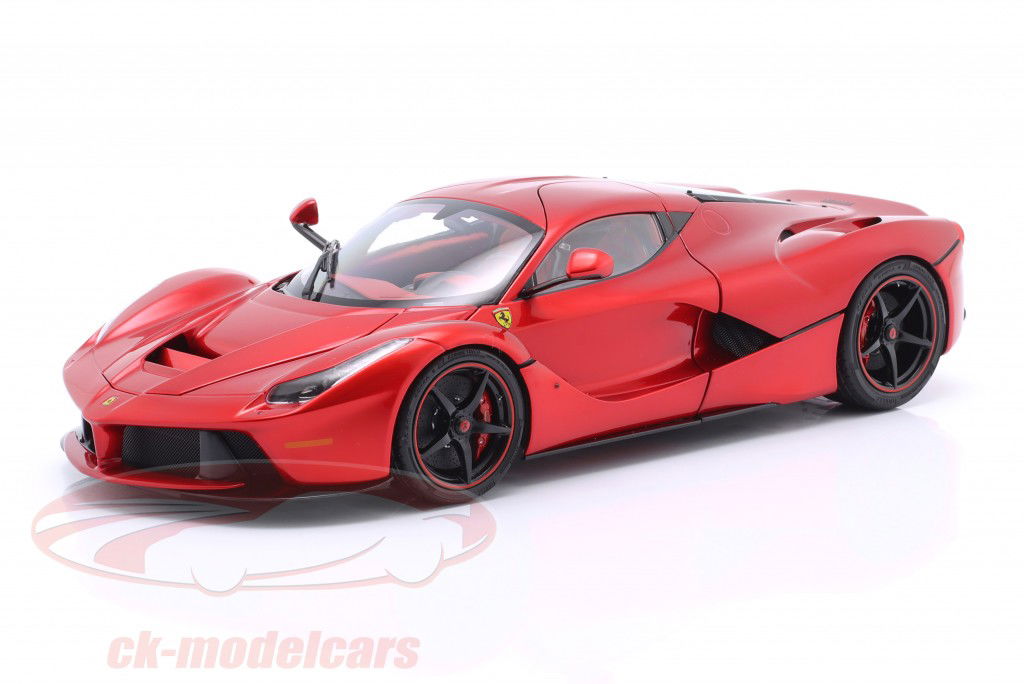 Ferrari LaFerrari Lewis Hamilton rød metallisk 1:18 BBR