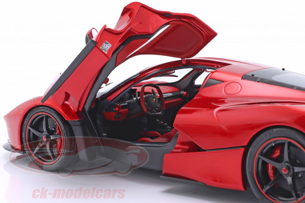 Ferrari LaFerrari Lewis Hamilton rød metallisk 1:18 BBR