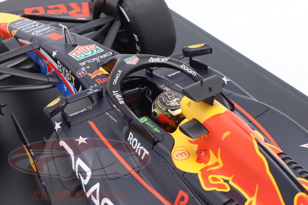M. Verstappen Red Bull RB19 #1 Winner USA GP Formula 1 World Champion 2023 1:12 Minichamps