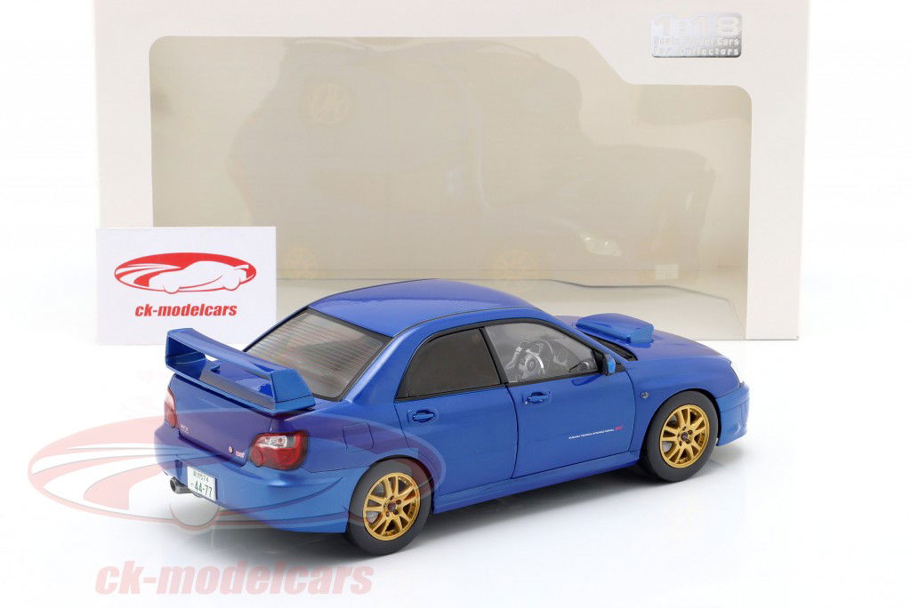 Solido 1:18 Subaru Impreza WRX STI 建設年 2003 sonic 青