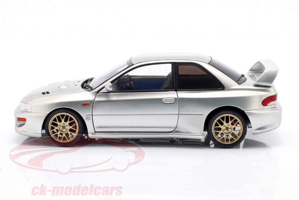 Subaru Impreza 22B Année de construction 1998 argent 1:18 Solido