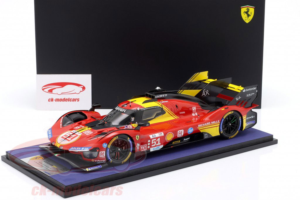 LookSmart 1:18 Ferrari 499P #51 3位 24h LeMans 2024 Pier