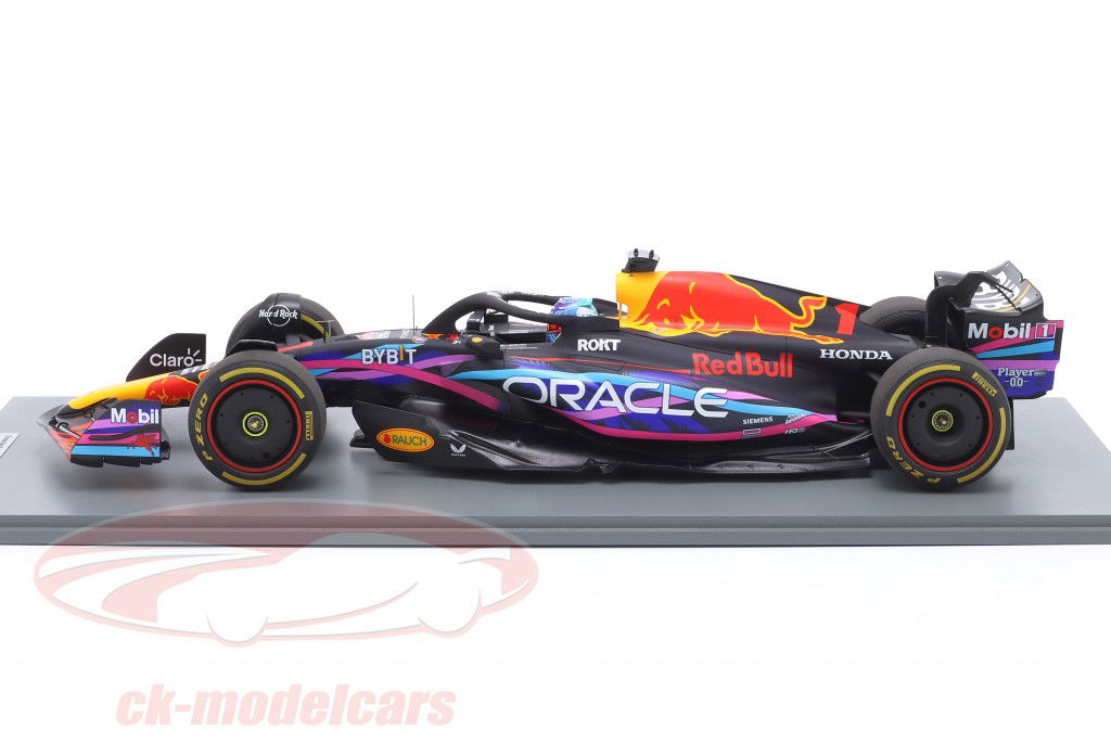Max Verstappen Red Bull RB19 #1 vinder Miami GP formel 1 Verdensmester 2023 1:12 Spark