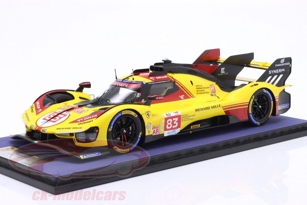Ferrari 499P #83 24h LeMans 2024 Kubica, Shwartzman, Ye 1:18 LookSmart