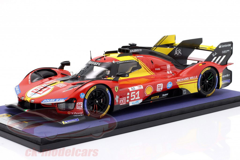 LookSmart 1:18 Ferrari 499P #51 3位 24h LeMans 2024 Pier