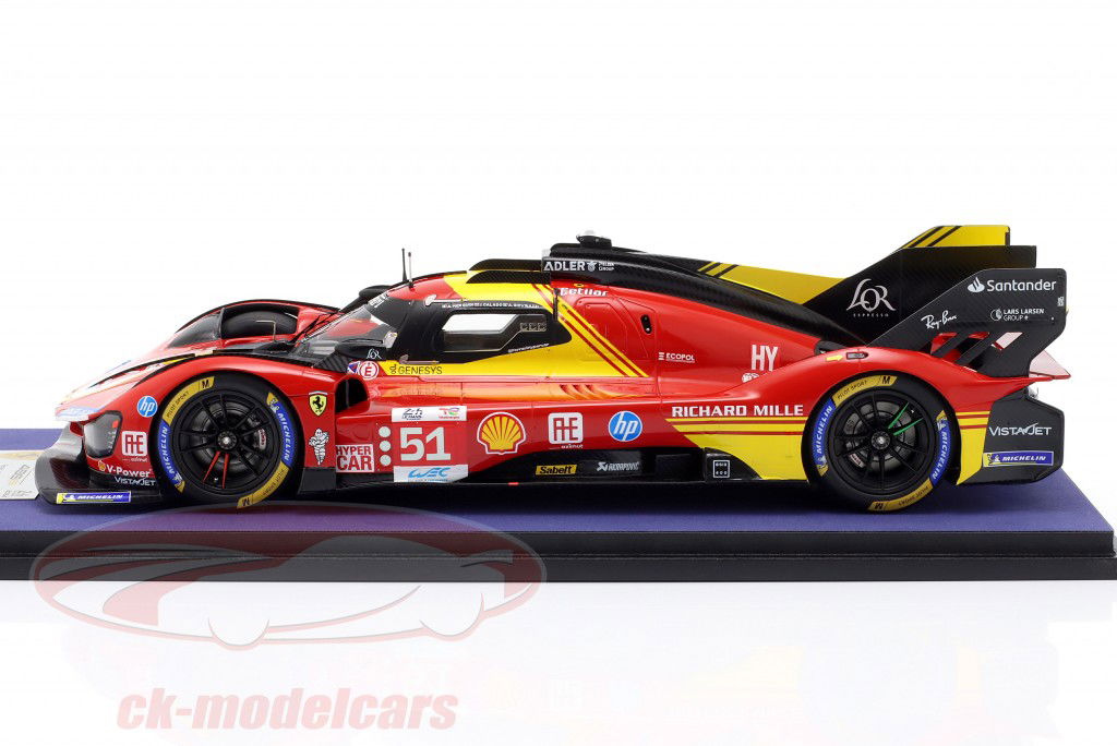 Ferrari 499P #51 3e 24h LeMans 2024 Pier Guidi, Calado, Giovinazzi 1:18 LookSmart