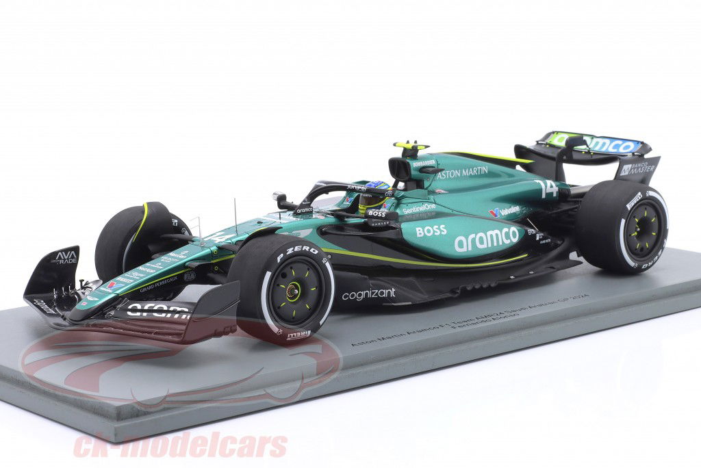 Fernando Alonso Aston Martin AMR24 #14 5e Saoedi Arabië GP formule 1 2024 1:18 Spark