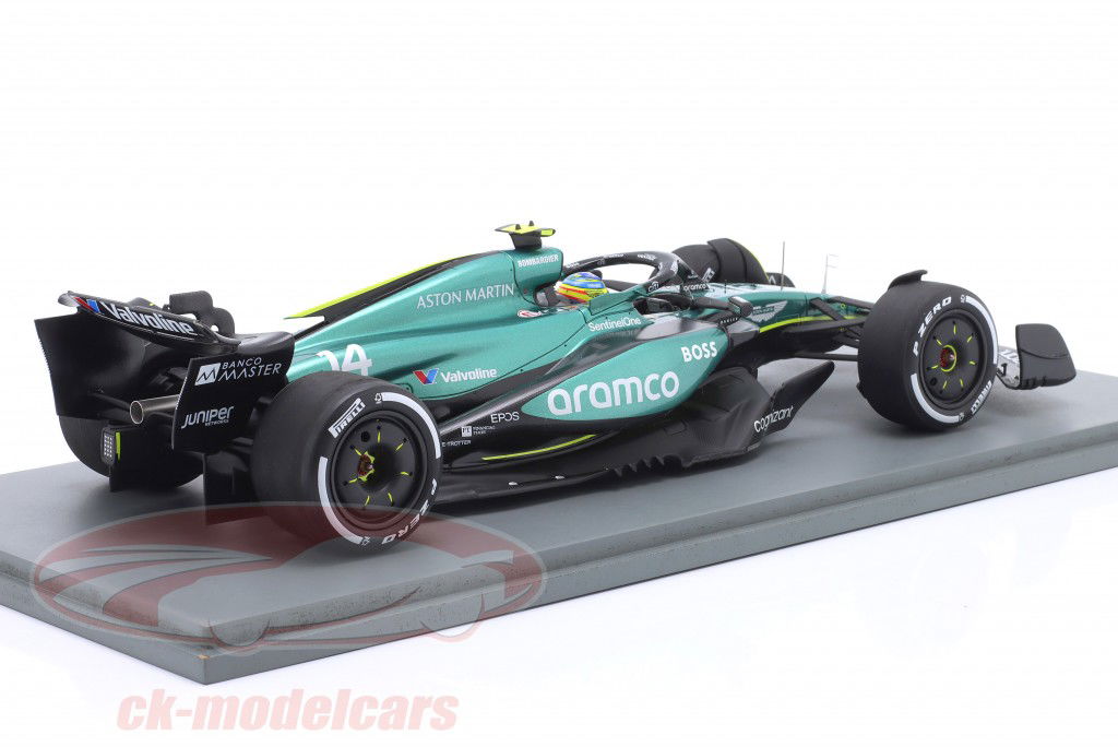 Fernando Alonso Aston Martin AMR24 #14 5e Saoedi Arabië GP formule 1 2024 1:18 Spark