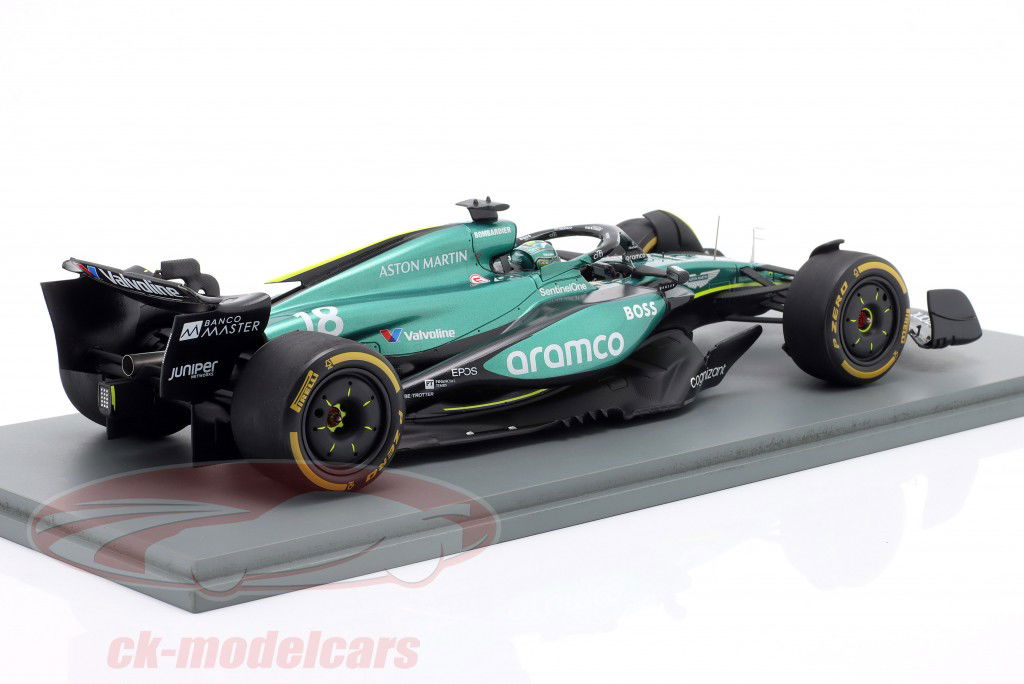 Lance Stroll Aston Martin AMR24 #18 saudita Arabia GP formula 1 2024 1:18 Spark