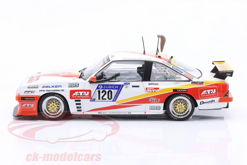 Opel Manta #120 24h Nürburgring 2018 Beckmann, Hass, Strycek, Schulten 1:18 WERK83