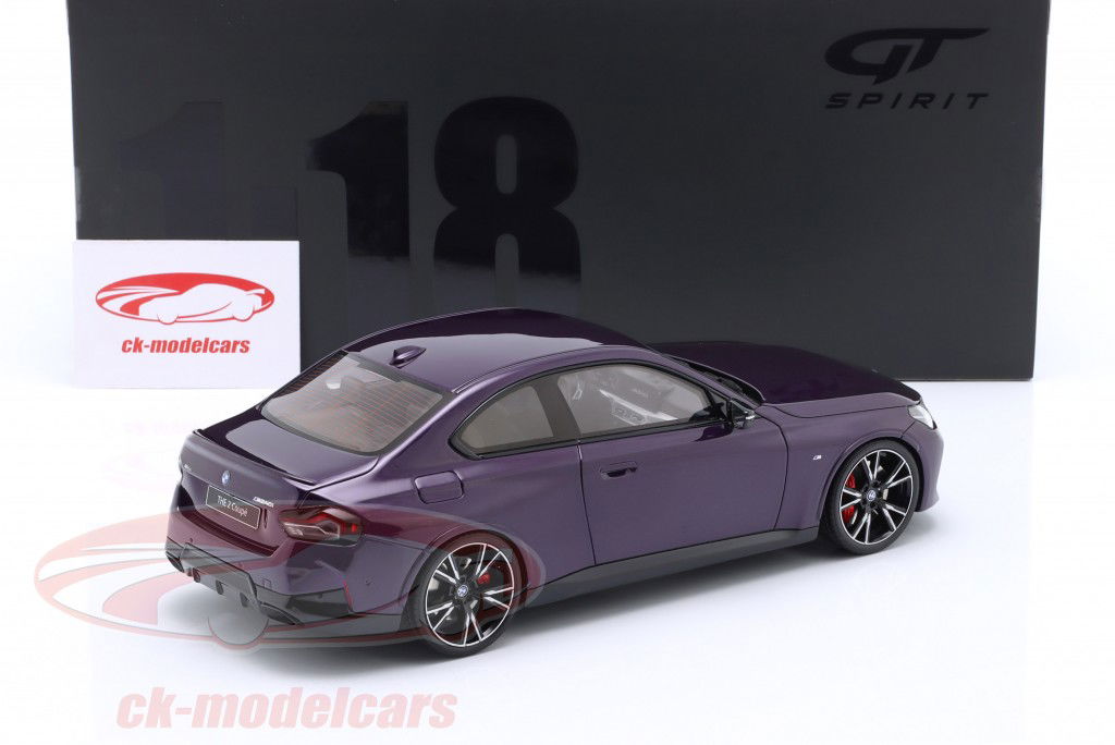 GT-SPIRIT 1:18 BMW 240i year 2023 thundernight metallic