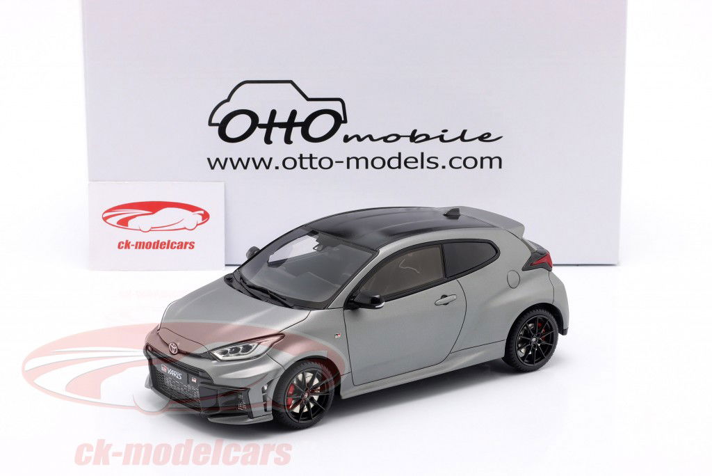 Toyota Yaris GR Année de construction 2024 gris métallique 1:18 OttOmobile