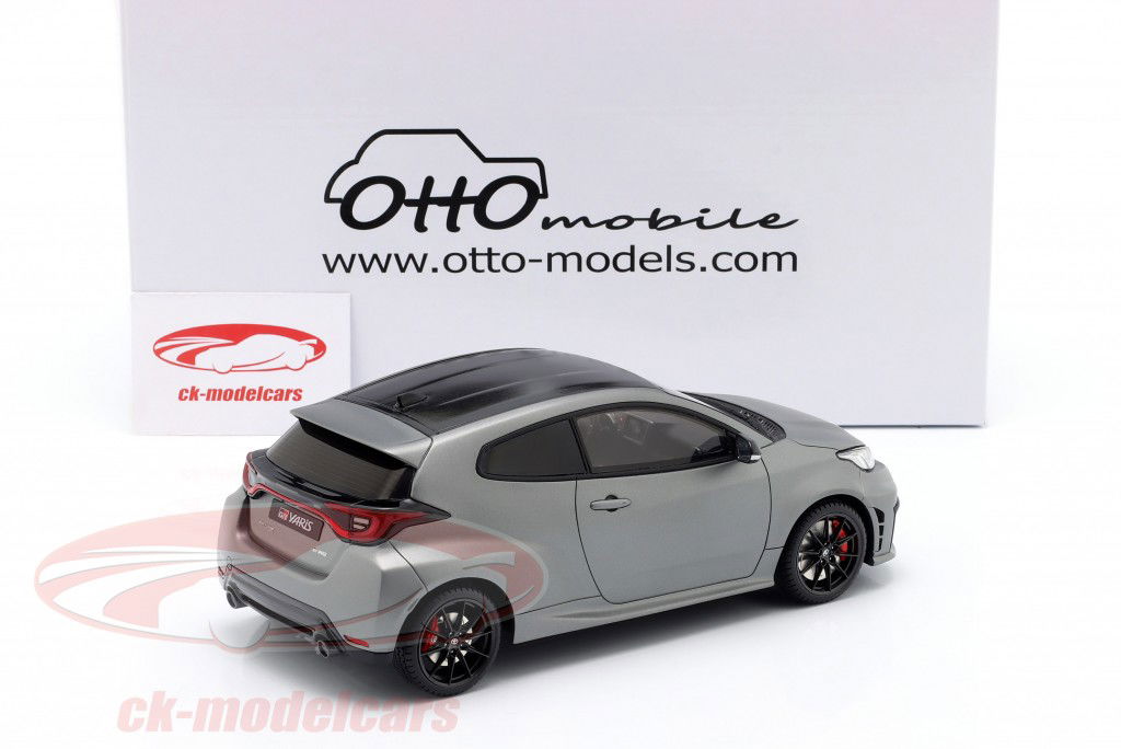 Toyota Yaris GR Année de construction 2024 gris métallique 1:18 OttOmobile