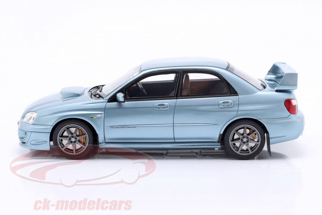 Subaru Impreza WRX Sti WR1 P. Solberg Edition 2003 eisblau metallic 1:18 OttOmobile