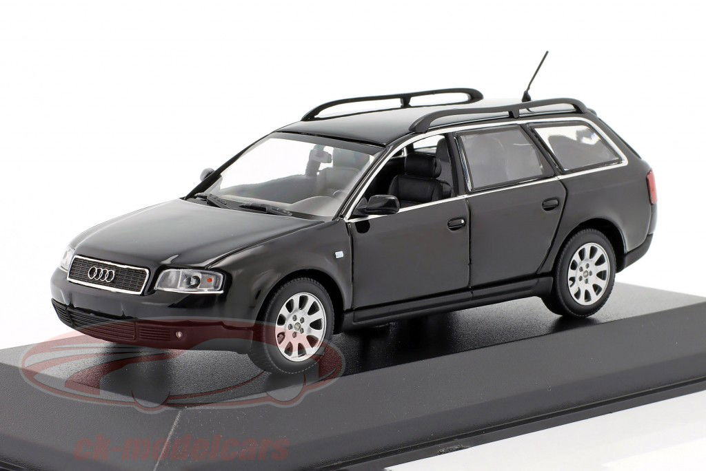 Audi A6 Avant Byggeår 1997 sort 1:43 Minichamps