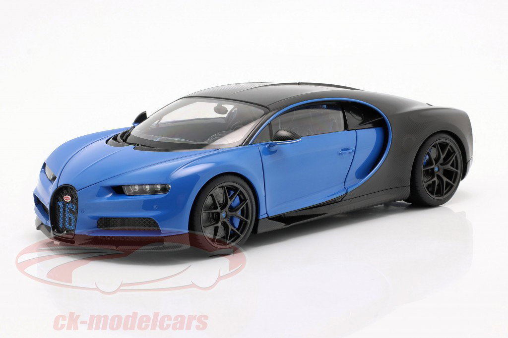 AUTOart 1:18 Bugatti Chiron Sport year 2019 french racing blue