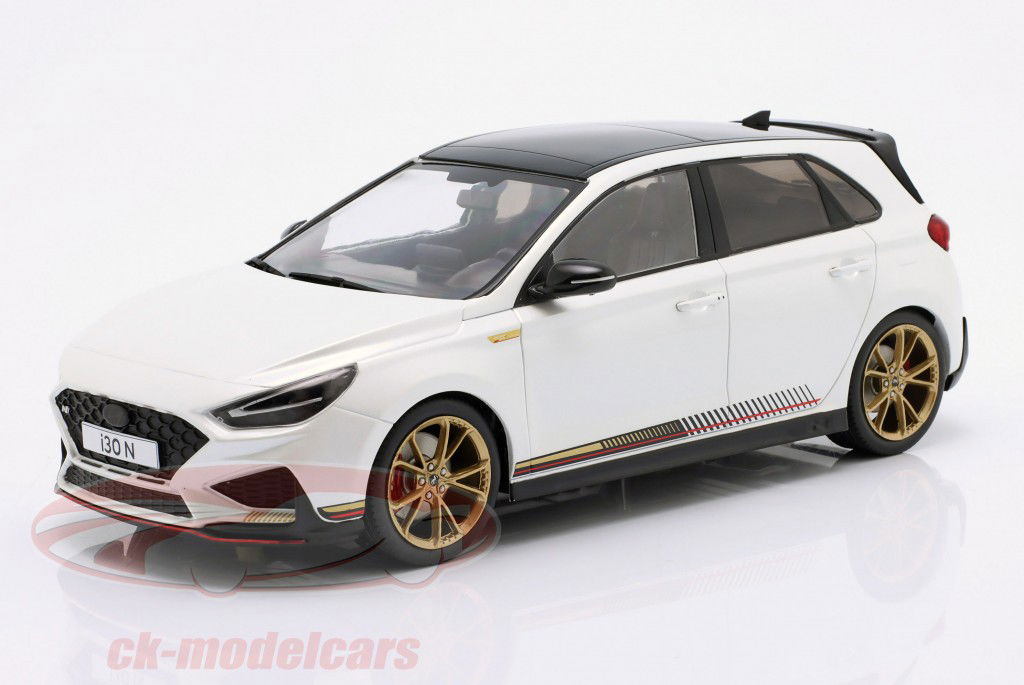 Hyundai i30 N Drive-N Edition Ano de construção 2021 Atlas branco 1:18 ModelCar Group