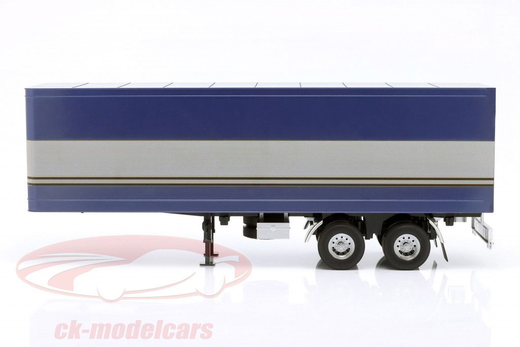 semi-trailer blue / silver 1:18 Road Kings
