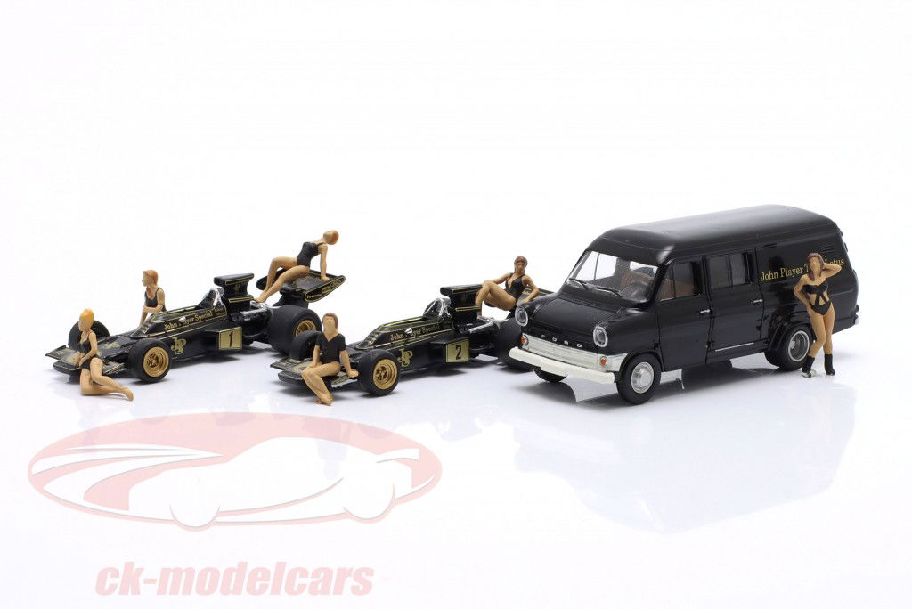 3 auto impostato Lotus: vincitore Francia GP formula 1 1974 1:87 Brekina