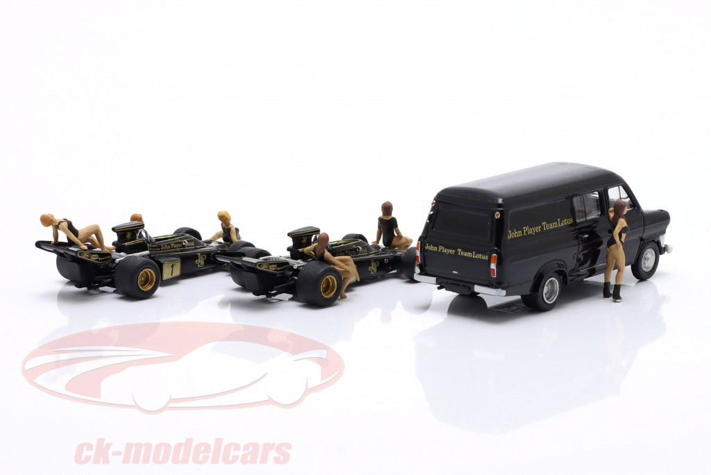3-auto set Lotus: winnaar Frankrijk GP formule 1 1974 1:87 Brekina