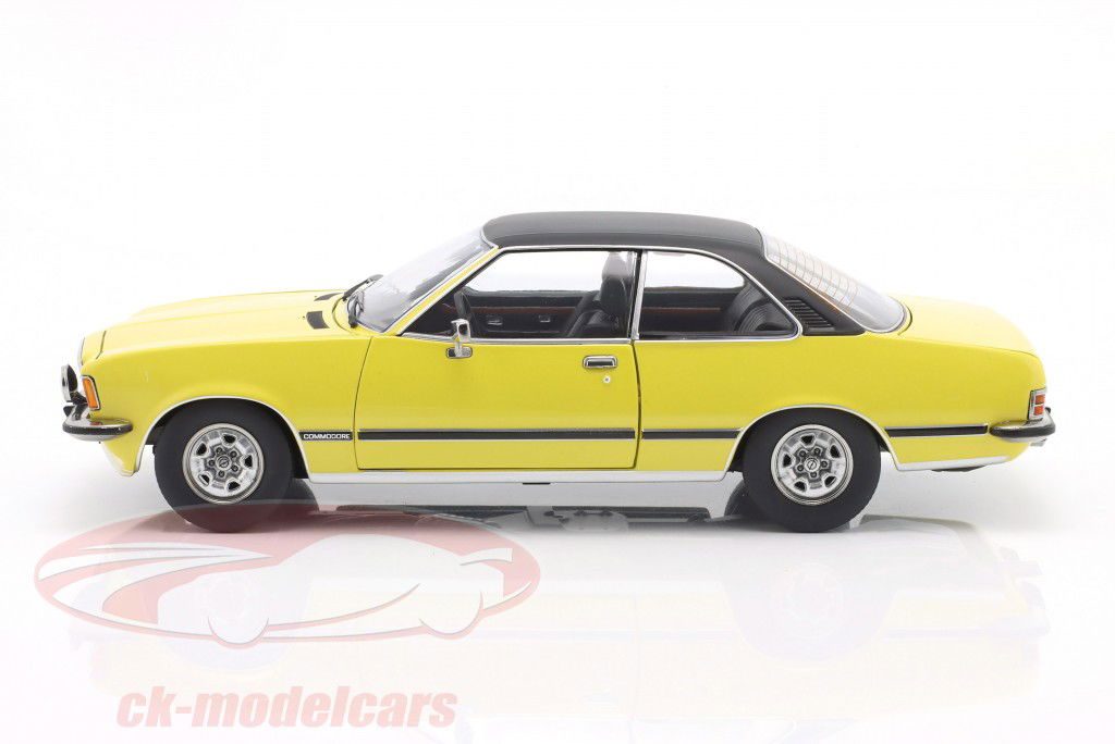 Opel Commodore B GS/E Coupe Année de construction 1975 jaune / noir 1:18 TOURING