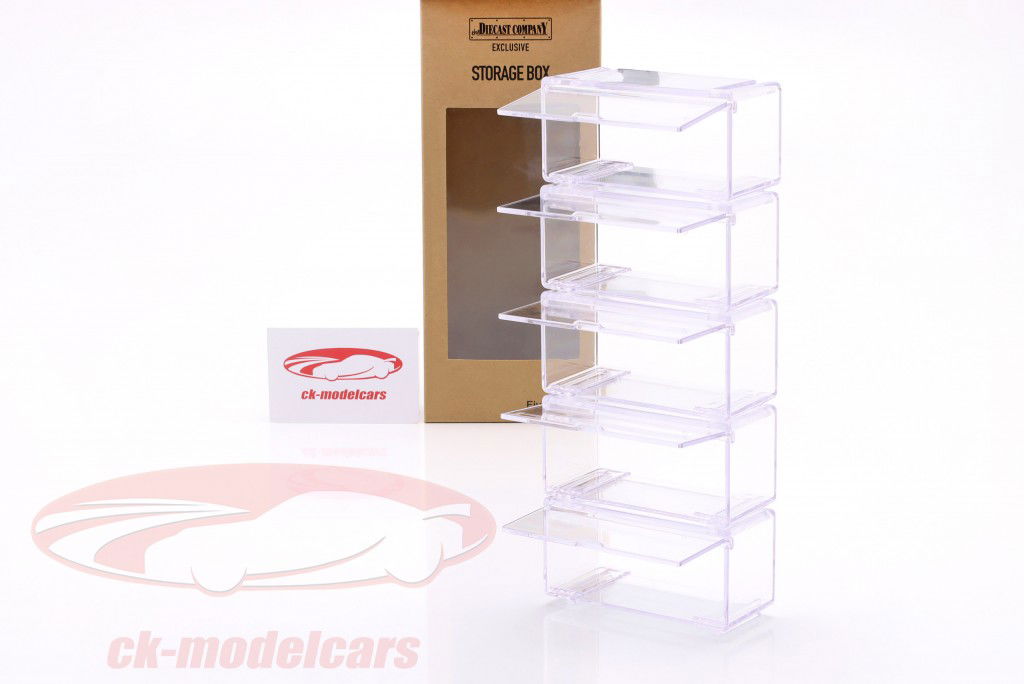 Vitrina de torre transparente para 5 coches modelo 1:64 DiecastStorage
