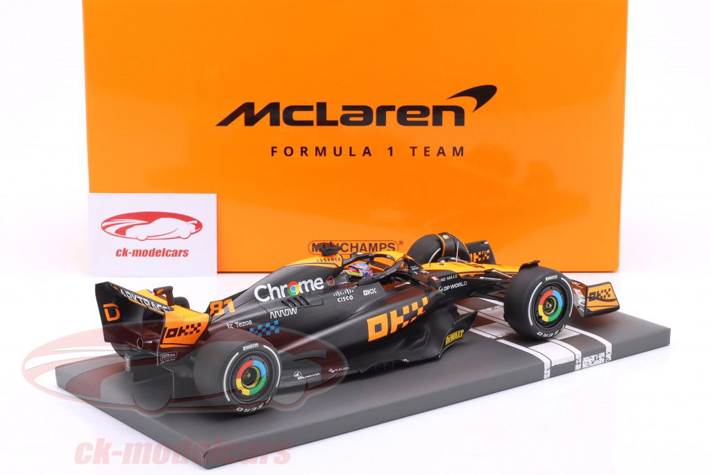 Oscar Piastri McLaren MCL60 #81 3. Japan GP formel 1 2023 1:18 Minichamps