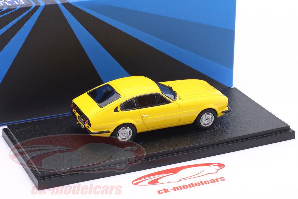 Anadol STC-16 Bouwjaar 1973 geel 1:43 AutoCult