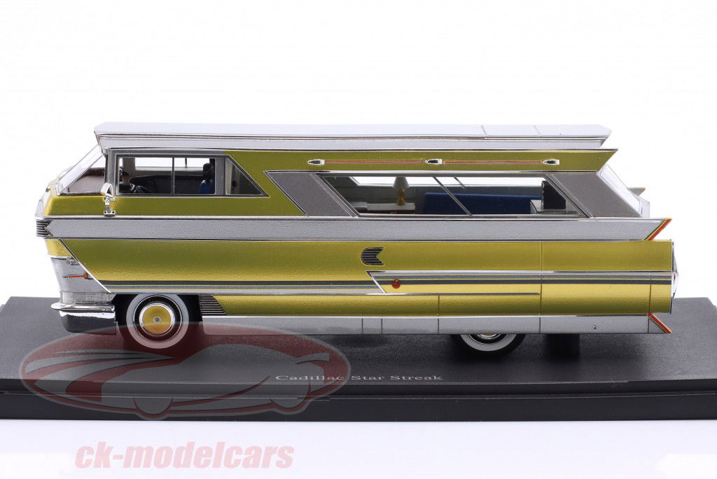 Cadillac Star Streak Ano de construção 1971 ouro / prata 1:43 AutoCult
