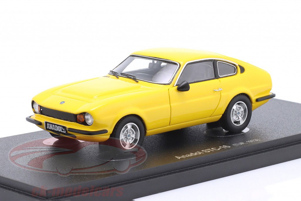 Anadol STC-16 Anno di costruzione 1973 giallo 1:43 AutoCult