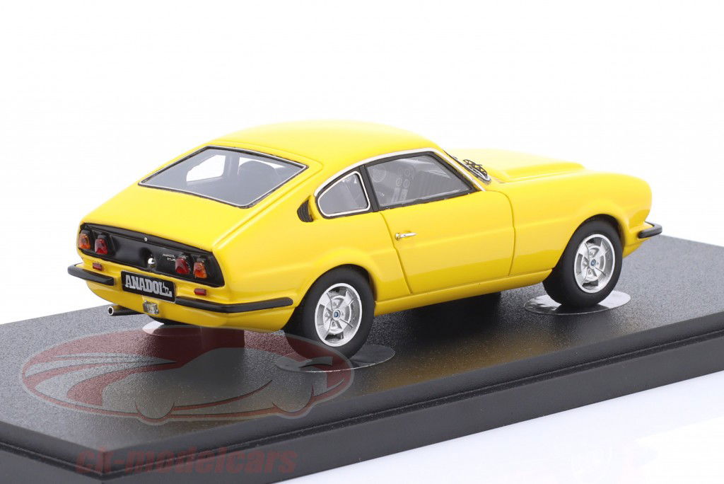 Anadol STC-16 Año de construcción 1973 amarillo 1:43 AutoCult