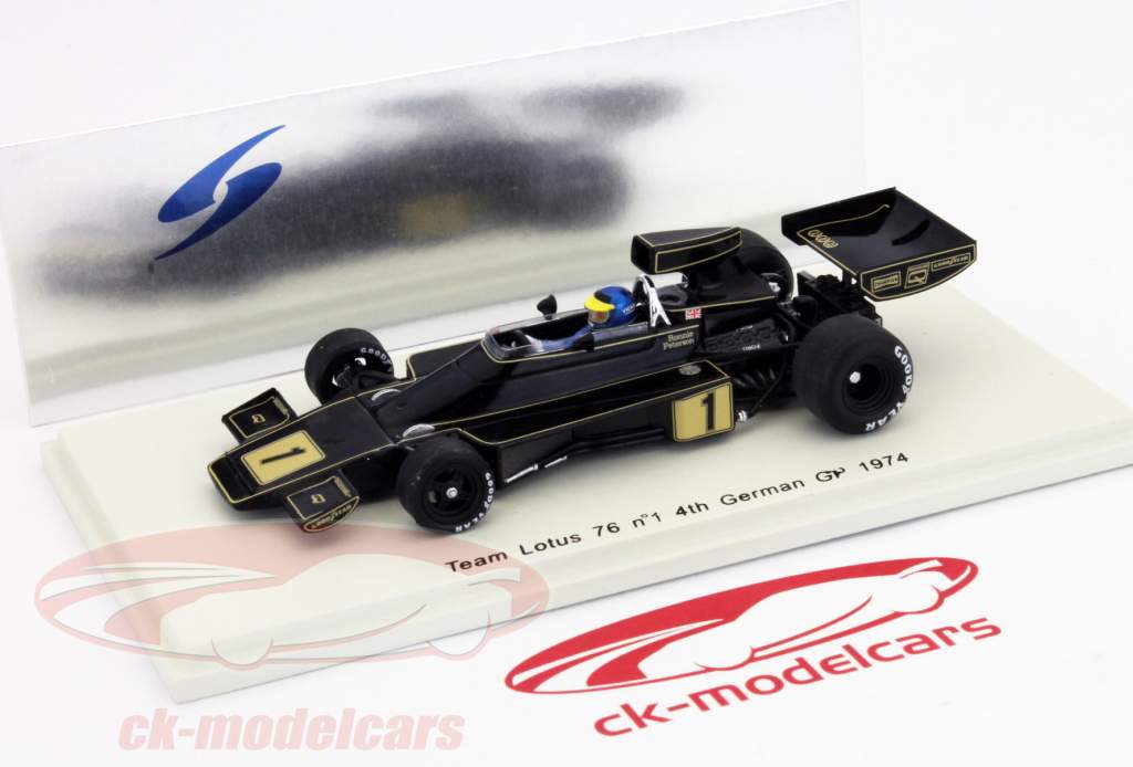 Ronnie Peterson Lotus 76 # 1 Formula 1 1974 GP di Germania 1:43 Spark