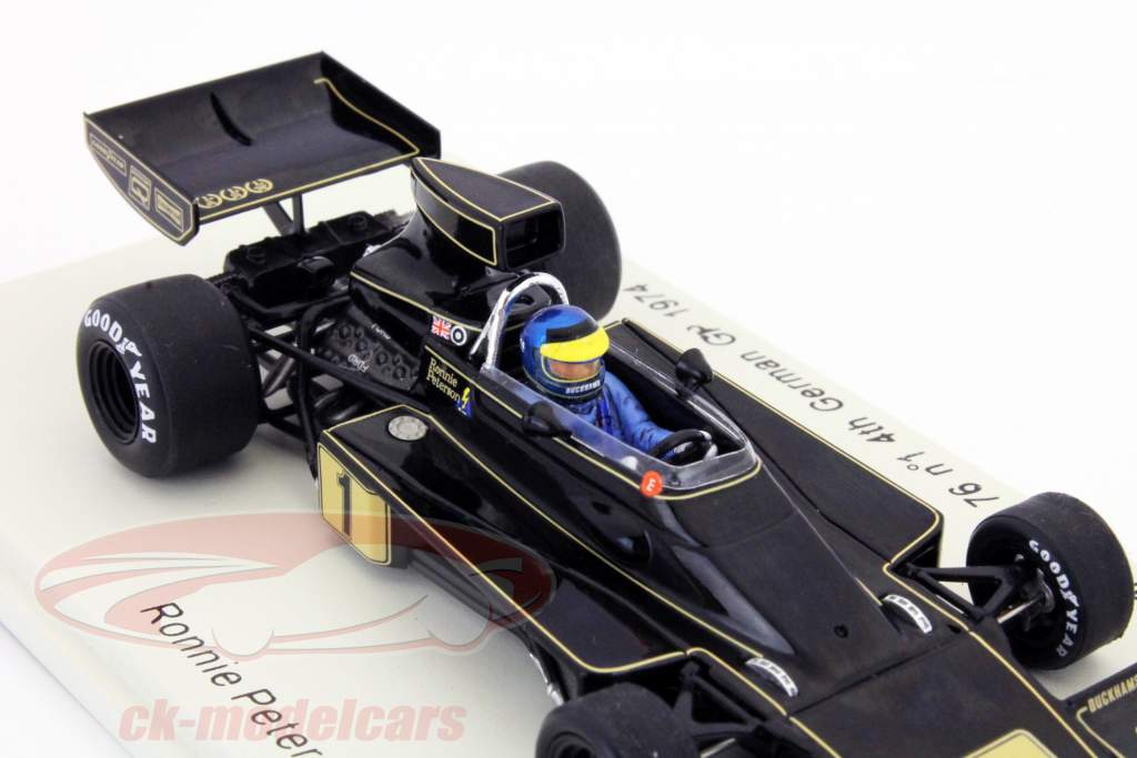 Ronnie Peterson Lotus 76 # 1 Formula 1 1974 GP di Germania 1:43 Spark