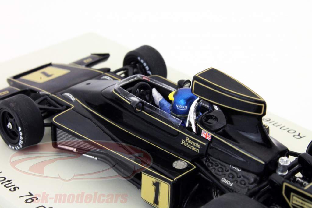 Ronnie Peterson Lotus 76 # 1 Formula 1 1974 GP di Germania 1:43 Spark
